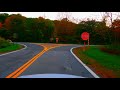 fall foliage new york 🍂😍🏎 scenic drive 🍁 4k60p 7 lakes dr relaxing autumn scenery cruising