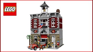 Lego Creator Fire Brigade 10197 Speed Build for Collectors - Brick Builder