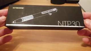 Nitecore NTP30 Titanium Bolt Action Tactical Pen