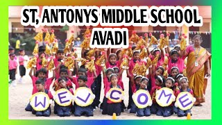 welcome dance sports day celebration / St,Antony's middle school  Avadi / #shorts#sportsday#school