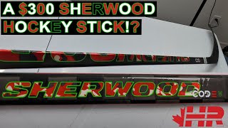 A $300 Sherwood hockey stick!? Sherwood Code V snap shot review