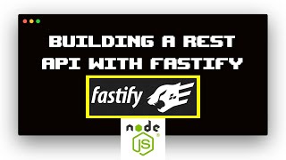 Building a REST API in Fastify | Node.js Tutorial