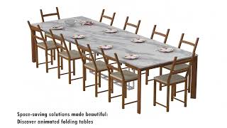 Modern Extendable Console Dining Table