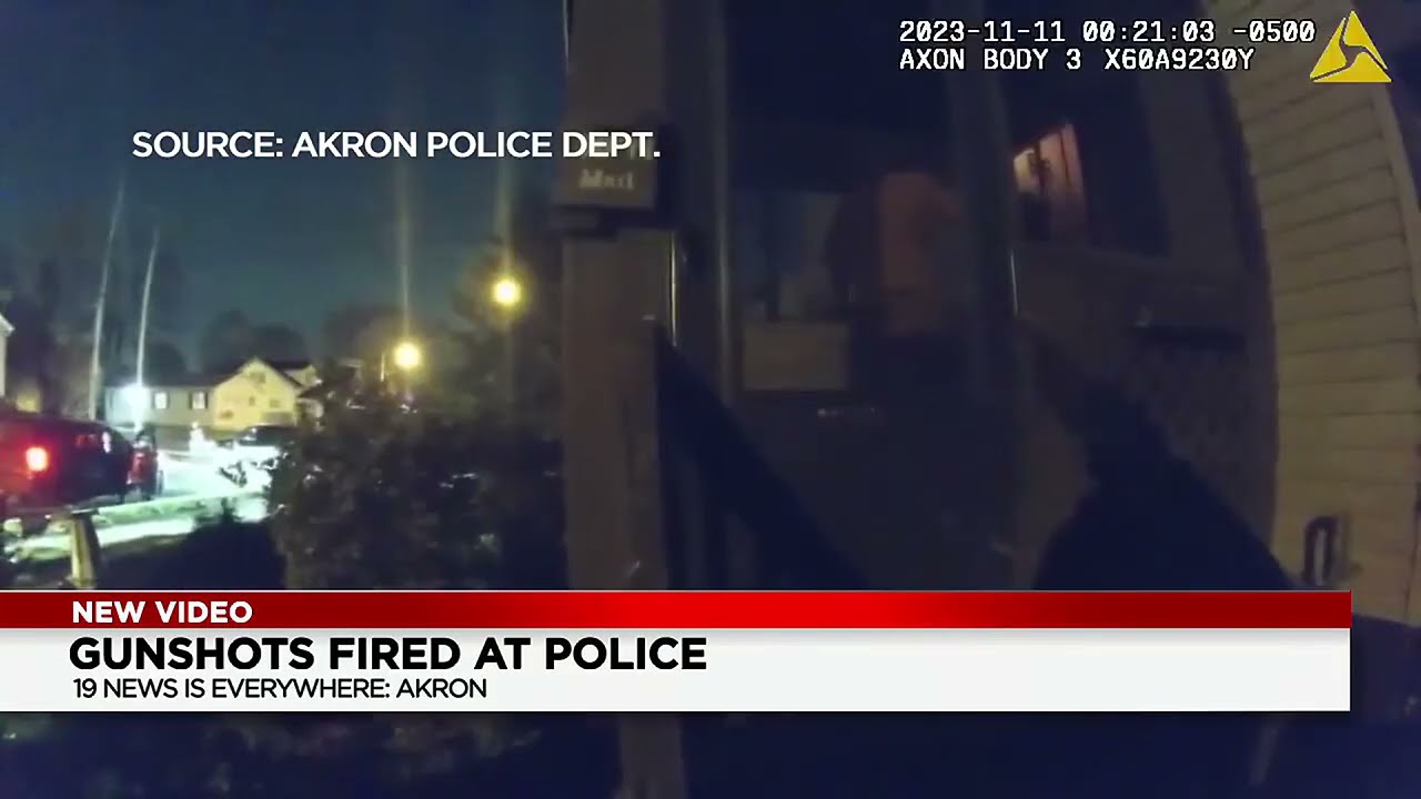 NEW VIDEO: Akron Police Officer Shot At During Chase, Chief Says - YouTube