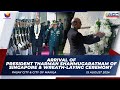 Arrival of President Tharman Shanmugaratnam of Singapore & Wreath-laying Ceremony 08/15/2024