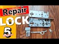 repair and install door lock just in 5 minutes| what's inside a door lock💯✌️