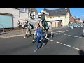 schützenfest am 11. 09. 2022 in uedesheim der aufmarsch zur regiment abnahme