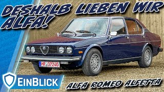 Den MUSS man LIEBEN! Alfa Romeo Alfetta (1980) - Der KLEINE mit den großen Überraschungen