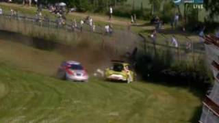 Massive Crash STCC Falkenberg 2010 Dahlgren \u0026 Eriksson