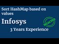Sort HashMap By Value | Infosys L1 Mock Coding Interview