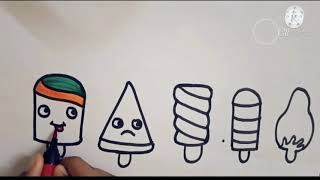 Cute Ice Cream Drawing