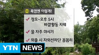 [날씨] 폭염주의보 확대...나무 그늘과 물가 체감온도↓ / YTN (Yes! Top News)