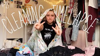 CLEANING MY MESSY ROOM!! SATISFYING TIMELAPSE #13!!