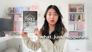 I read ONYX STORM ⚡️🖤 | full spoiler reading vlog, theories, reactions \u0026 review