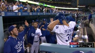 ARI@LAD: Pederson crushes grand slam to right-center