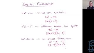 Live Lesson: AS Pure Mathematics P1 - Quadratics Overview