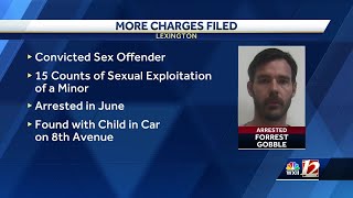 North Carolina man facing additional child sex crimes after June arrest, Lexington officers say