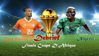 Nigeria Vs Côte d'Ivoire: suivez le debrief' de la finale de la Can