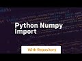 python numpy import
