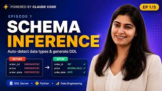 How to Use Claude Code for Automatic Schema Inference ? #claudecode #dataengineering #sqltraining