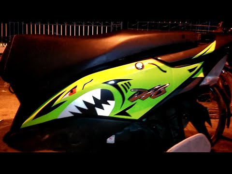 Honda Dio Modified Into Angry Shark Player