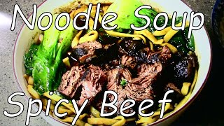 Taiwan Spicy Beef Shank Noodle Soup