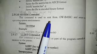10 Computer SYSTEM , LLIST , LPRINT , CONT Commands