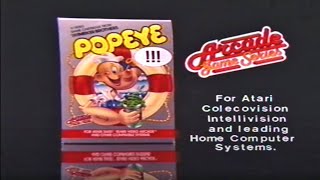 POPEYE (1982) by Nintendo \u0026 Parker Brothers  - TV Ad