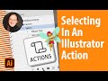 How To Select Objects In An Illustrator Action