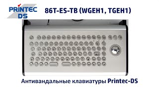 86T ES TB WGEH1, 86T ES TB TGEH1 обзор антивандальной клавиатуры