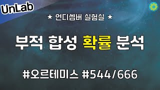 [언디셈버 실험실] 부적 합성 확률 분석 (오르테미스 이후)