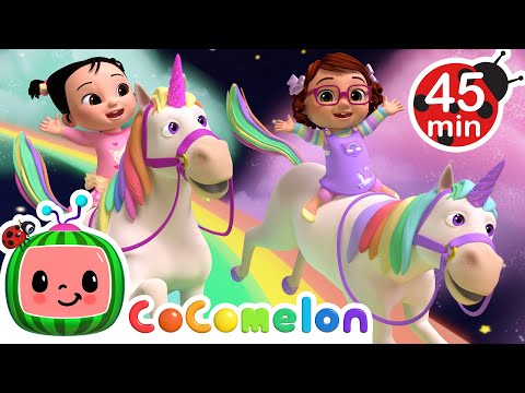Rainbow Unicorn Song MORE CoComelon Nursery Rhymes & Kids Songs