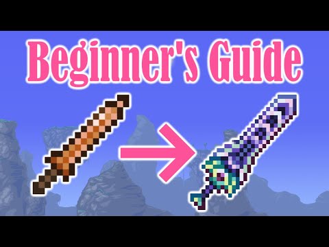 How to progress in Terraria (1.4 Beginner's Guide)