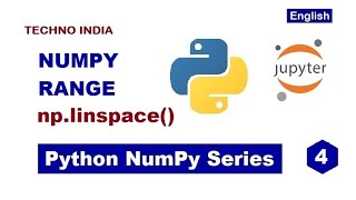 04 - Return evenly spaced specific number of values in interval | Numpy | np.linspace() | English