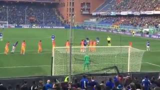 Sampdoria-Roma 3-2: Muriel gol su punizione