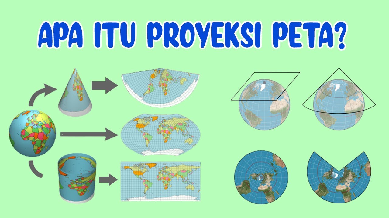 Proyeksi Peta: Pengertian, Fungsi Dan Jenisnya - YouTube