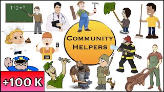 Community Helpers | Helpers names poem I Kids Songs | Nursery Rhyme | The Kid Next Door