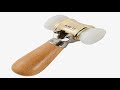 hongdui km 18 woodworking brass chisel mallet with interchangeable heads punch h