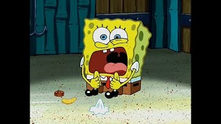 SpongeBob breathing