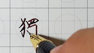 子奚書藝.鋼筆書法小教室...獨