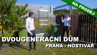 Prodej dvougeneračního rodinného domu, Praha - Hostivař, VIDEOPROHLÍDKA