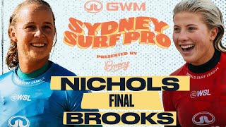 Isabella Nichols vs. Erin Brooks I GWM Sydney Surf Pro presented by Bonsoy - FIN