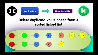 Delete duplicate-value nodes [HackerRank] | Data Structure | LinkedList