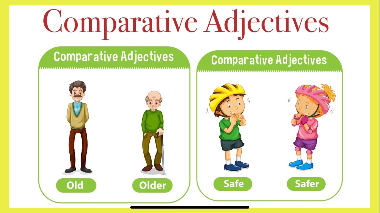 Comparatives ︳Comparative Adjectives ︳English For Kids ︳Grammar For ...