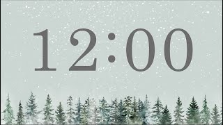 12 Minute Winter Forest Timer (Piano Tones at End)