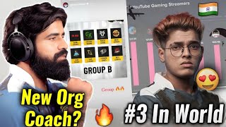 Ghatak bhau New Org Coach? 😳 | Jonathan #3 In World On  Peak Viwership 💛💪