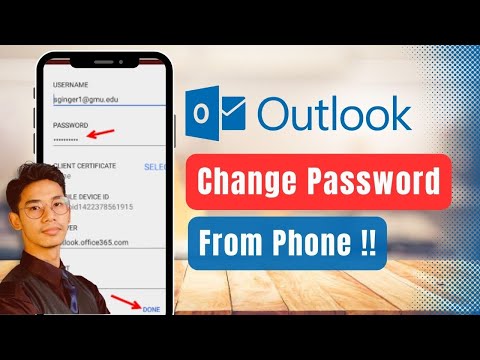 How to Change Outlook Password on Phone !