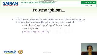 LectureVideo 18CS55 Module4 Classes And Methods 3 Sowmya