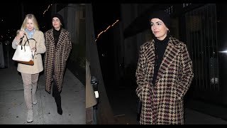 Camilla Belle Keeps Warm in a Winter Coat as She Grabs Dinner at Craig's!