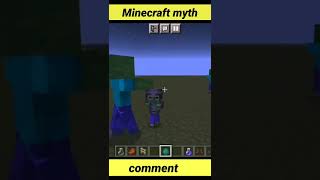 Trying Viral Minecraft Myths #minecraft #shorts